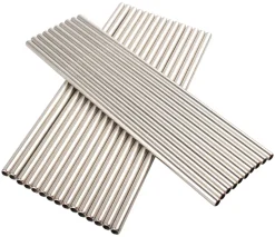 Trinkhalme, Edelstahl (6x210mm) - 25 Stk.