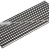 Trinkhalme, Edelstahl (8x215mm), schwarz GMB - 10 Stk.-Set mit Reinigungsbürste