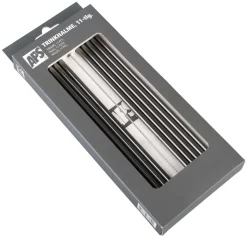 Trinkhalme, Edelstahl (6x215mm), schwarz GMB - 10 Stk.-Set mit Reinigungsbürste