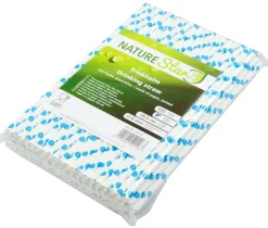 Trinkhalme, Papier (6x195mm), Punkte (blau-weiß) - 100 Stk.