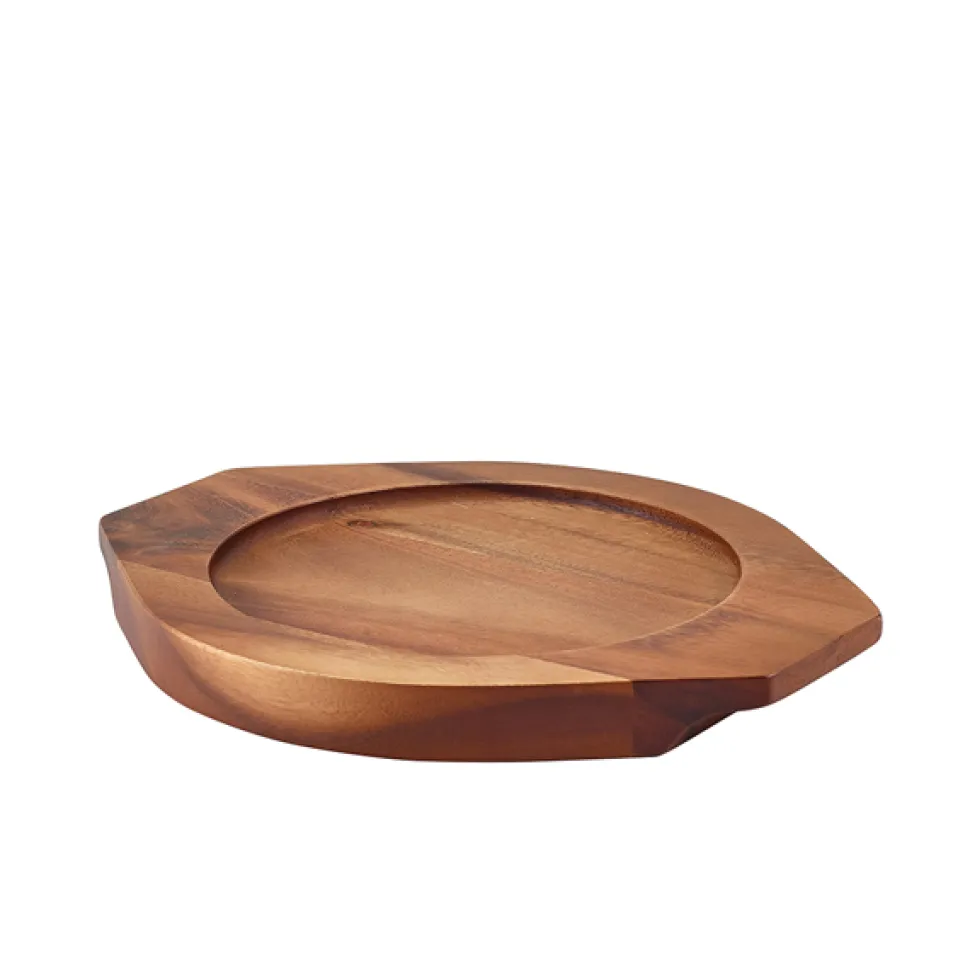 Untersetzer für Mini-Bratpfanne, Akazienholz (6 Stk.)