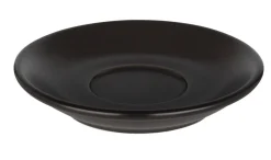 Untertasse Barista, Porzellan schwarz - 13,7cm (12 Stk.)