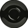 Untertasse schwarz - 16cm (6 Stk.)
