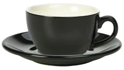 Untertasse schwarz - 13,5cm (6 Stk.)
