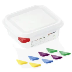 Vorratsbehälter GN 1/6 Set mit Deckel, PP - 1,1l / H 6,5cm (1 Stk.)