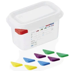 Vorratsbehälter GN 1/9 Set mit Deckel, PP - 1l / H 10cm (1 Stk.)