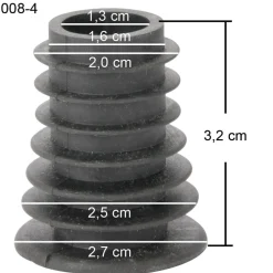 Wechselpfropfen für Dosierer, mit Lamellen - Größe 1