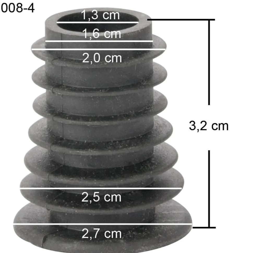 Wechselpfropfen für Dosierer, mit Lamellen - Größe 1