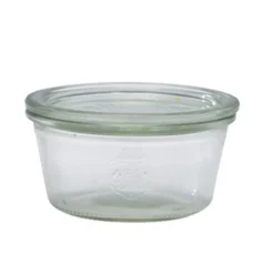 WECK-Glas mit Glasdeckel - 290ml / 10x5,5cm (6 Stk.)