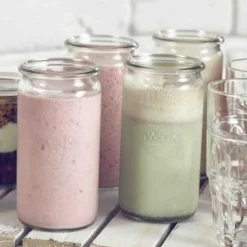 WECK-Glas mit Glasdeckel - 340ml / 6x13cm (12 Stk.)