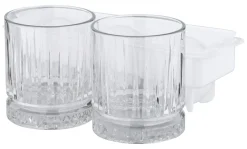 Whisky Ice Ball Set - 2 Whiskygläser + Kugel-Eisform