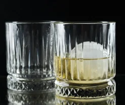 Whisky Ice Ball Set - 2 Whiskygläser + Kugel-Eisform