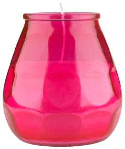 Windlicht Twilight, Bolsius Professional, 70 Std., 10,4x9,9cm - fuchsia (1 Stk.)