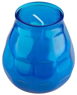 Windlicht Twilight, Bolsius Professional, 70 Std., 10,4x9,9cm - blau (1 Stk.)