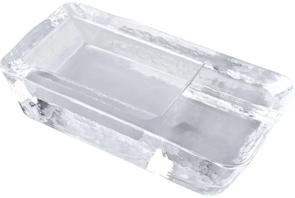 Zigarrenaschenbecher Presidente, Nude - Glas (19x9cm)