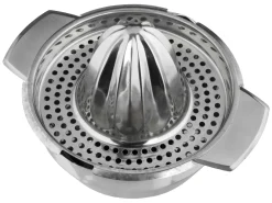 Zitruspresse,Saftpresse 2-tlg. - Edelstahl