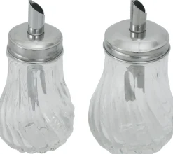 Zuckerdosierer, Glas und Edelstahl - 120ml / 11cm