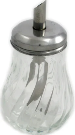 Zuckerdosierer, Glas und Edelstahl - 120ml / 11cm