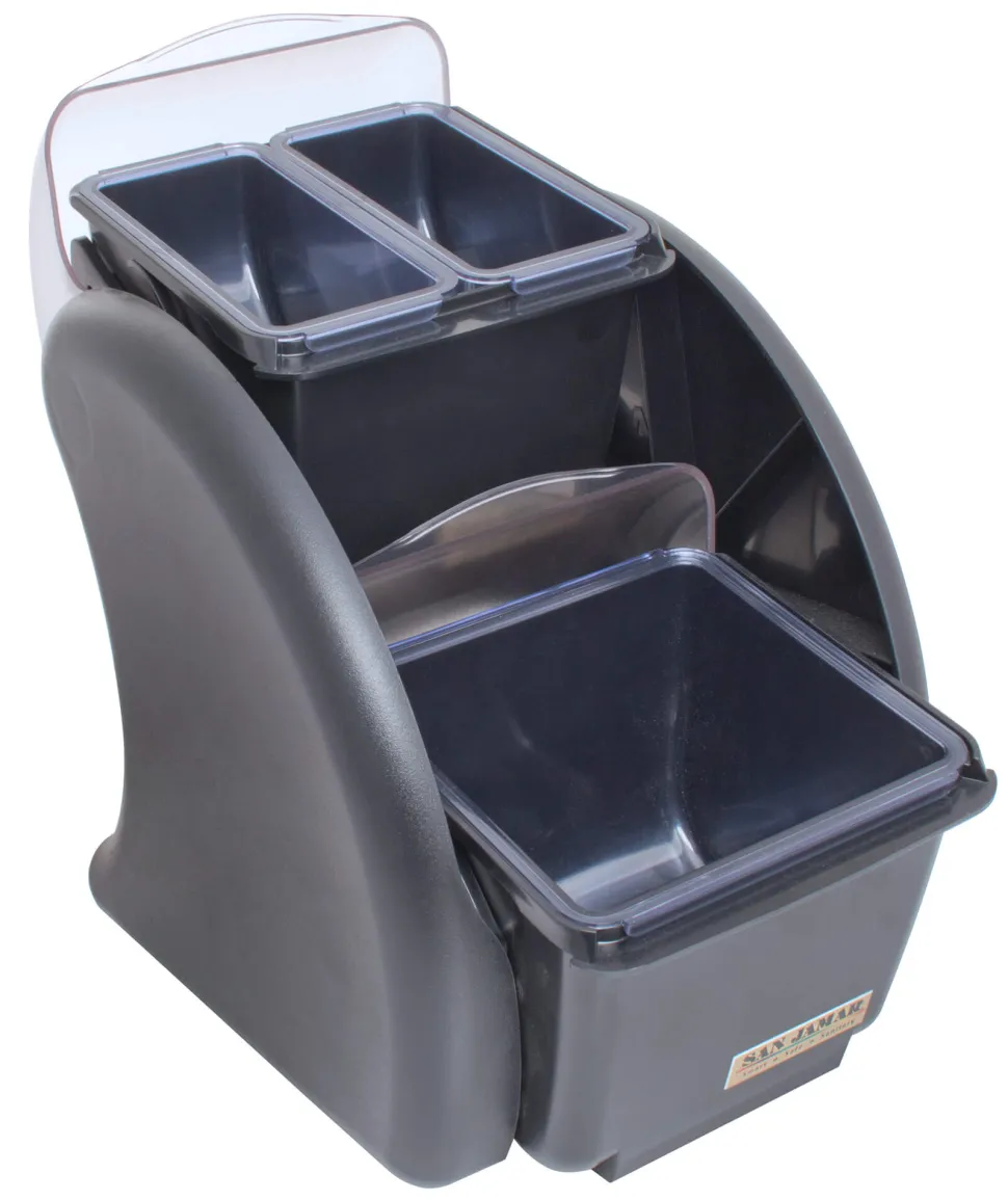 Zutatenbehälter - 3 Einsätze, ca. 2,9l gesamt, The Dome®, San Jamar